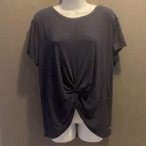 Loose dark blue top